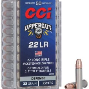 CCI 22LR UPPERCUT 32GR PLATED HP 50 RD/BX 100 BX/CS
