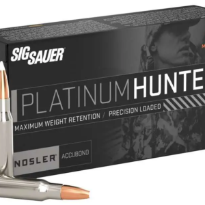 SIG SAUER PLATINUM HUNTER ACCUBOND 30-06 SPRINGFIELD 180G 20RD BX 200RD CASE