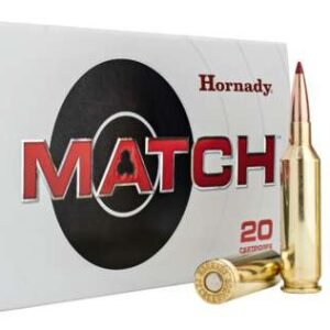 HORNADY MATCH 25 CREEDMOOR 134GR ELD MATCH 20RD BX 200RD CASE