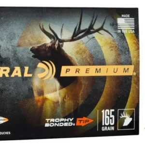FEDERAL 308 WIN 165GR TROPHY BONDED TIP 20 RD/BX 10 BX/CS
