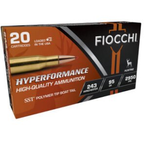 Fiocchi 243 Winchester Extrema Ammunition 243HSB 95 Grain SST Polymer Tip 20 rounds