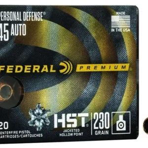 FEDERAL 45 AUTO 230GR HST 20 RD/BX 10 BX/CS