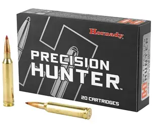 HORNADY PRECISION HUNTER 7MM REM MAG 162GR ELD-X 20RD BX 200RD CASE