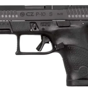 CZ P-10 S OPTIC READY 9MM PISTOL BLACK FIXED SIGHTS, REVERSE MAG CATCH 2-12RD MAGS