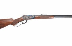 Cimarron AS188645-70PG 1886 Rifle .45/70 26" Deluxe Pistol Grip 8 Rounds Walnut/Case Color Hardened