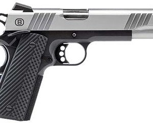 Bersa B19117050SBBK B1911 .45 ACP 5" 8+1 Stainless/Black/VZ Grips
