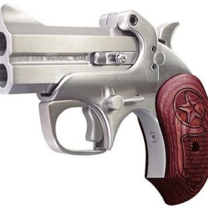 Bond Arms BATD-357MAG Texas Defender .357 Mag/.38 SPL 3" Rosewood/Stainless Steel