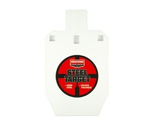 B/C 1/3 IPSC SILHOUETTE TARGET WHT