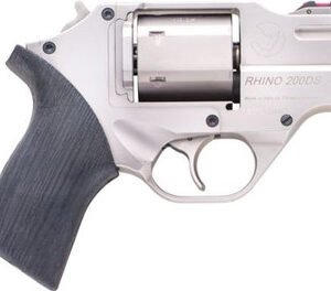 Chiappa Firearms CF340.218 Rhino Revolver 200DS .357 Mag 2" W/ Leather Holster Nickel Plated