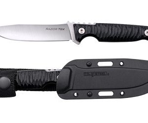 COLD STL RAZORTEK 4" BLK W/SHEATH