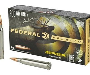 Federal Ammunition FED PRM 300WIN 185GR HYB HTR 20/200 | Federal Ammunition