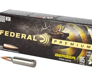 Federal Ammunition FED PRM 300WSM 185GR HYB HR 20/200 | Federal Ammunition