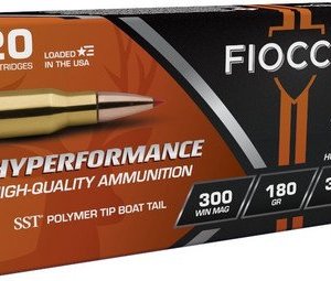 Fiocchi 300 Win Mag Ammunition FI300WMHSA 180 Grain SST Polymer Ballistic Tip 20 Rounds