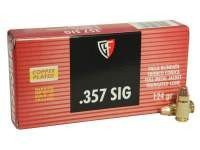 Fiocchi 357 Sig Ammunition FI357SIGAP 124 Grain Full Metal Jacket TC 50 Rounds