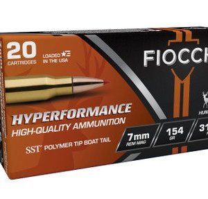 Fiocchi 7mm Rem Mag Ammunition FI7RMHSA 154 Grain Ballistic Tip 20 Rounds