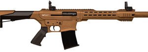GForce Arms GF2512BNZ GF25 12 Gauge AR Style Rifle 18.5" 5+1 Bronze