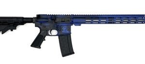 Great Lakes Firearms GL15223SSB-RYB 223 Wylde 16" 30+1 Battleworn Royal Blue Cerakote/Stainless Barrel