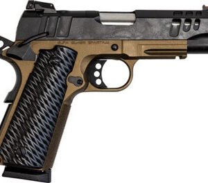 Great Lakes Firearms GL1911-45CSSBRZ 1911 4.25" 8+1 Black/SS Barrel/Bronze