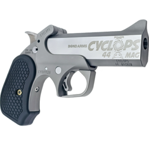 Bond Arms BACYP-44MAG Cyclops .44 Mag Package W/ Leather Holster 4.25" Single Shot Matte Stainless/Black B6 Resin Grips