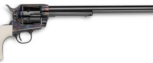 Pietta HF45CHS12NMUI 1873 GW2 Buntline 45 Colt 6 Round 12" Blued Color Case Hardened/Blued/Ultra Ivory Grips