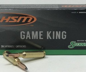 HSM 6.5mm Creedmoor Ammunition 65Creedmoor1N 140 Grain SBT GameKing 20 Rounds