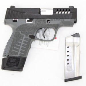 Savage Arms Stance 67044 MC9MS 9mm 3.2" 7+1/10+1 Grey w/ Night Sights