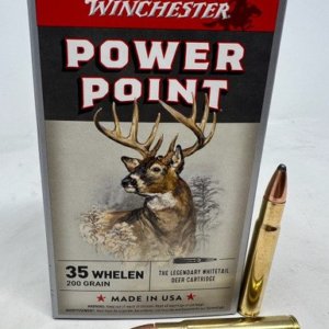 Winchester 35 Whelen Ammunition Power Point X35W 200 Grain Soft Point 20 Rounds