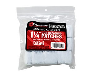 Kleen-Bore KLEEN BR SPR PATCH 22-270 500PK | Kleen-Bore