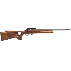 Crickett KSA20035 Model 722 Varmint Bolt Action .22LR 20" 7+1 Walnut/Blued w/ Thumbhole