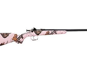 Crickett Rifle KSA2161 G2 .22LR Youth 16.12" Single Shot Blued/Mossy Oak Pink Blaze