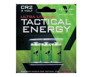 VIRIDIAN CR2 LITH BATTERY 3-PK