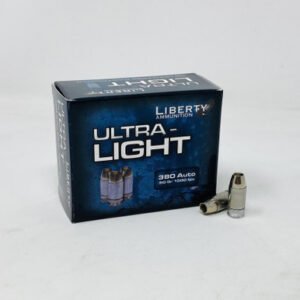 Liberty 380 Auto Ammunition LAUL38050 Ultralight 50 Grain Hollow Point 20 Rounds