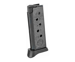 MAG RUGER LCP 380ACP 6RD BL W/EXT
