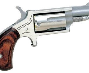 North American Arms NAA-22M Mini Revolver .22WMR 5 Rounds 1.63" SAO Stainless/Rosewood