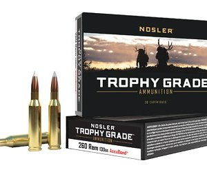 NOSLER TGA 260 REM 130GR AB 20/200