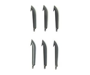 OD EDGE DROP POINT BLADES 5" 6PK BLK