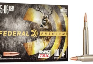 Federal 25-06 Rem Ammunition P2506H 100 Grain Barnes Triple-Shock X Hollow Point 20 Rounds