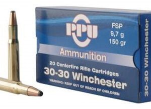 Prvi PPU 30-30 Winchester Ammunition PP30301 150 Grain Flat Soft Point 20 Rounds
