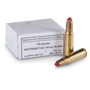 Prvi Partizan 7.62x39mm BLANK Ammunition M-68 15 Rounds