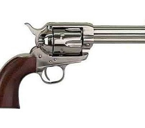 Cimarron PPP357N Pistolero 4.75" .357 Mag/.38 Special 6 Rounds Nickel/Walnut