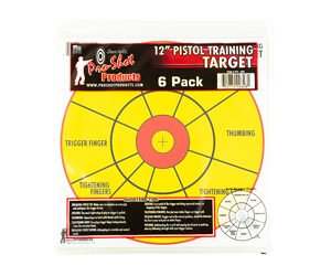Pro-Shot PROSHOT 12" BULLSEYE PISTOL TRNG 6PK | Pro-Shot
