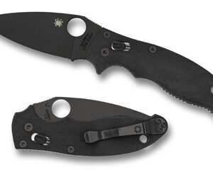 SPYDERCO MANIX 2 BLACK BLADE 3.375"