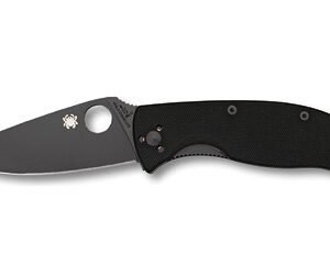 SPYDERCO TENACIOUS G-10 PLAIN BLK