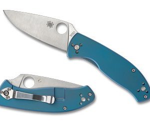 SPYDERCO TENACIOUS TI 3.35" BLUE/SLV