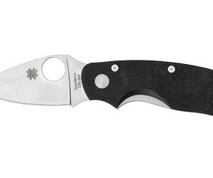 SPYDERCO CAT BLACK G-10 PLAINEDGE