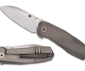 SPYDERCO TECHNO 3 TITANIUM GRY