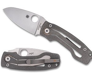 SPYDERCO PITS 2 SLIPIT TI 2.74" GRY