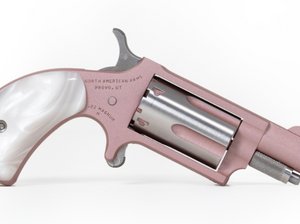 North American Arms NAA-22MS-ROSE Mini Revolver .22WMR 5 Rounds 1.13" SAO Pink Cerakote/Pearlite Grip