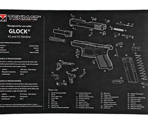 TekMat PISTOL MAT FOR GLK 42/43 BLK | TekMat