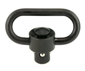 UTG BUTTON QD SLING SWIVEL 1.38" BLK